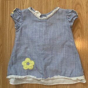 Striped Button down dress